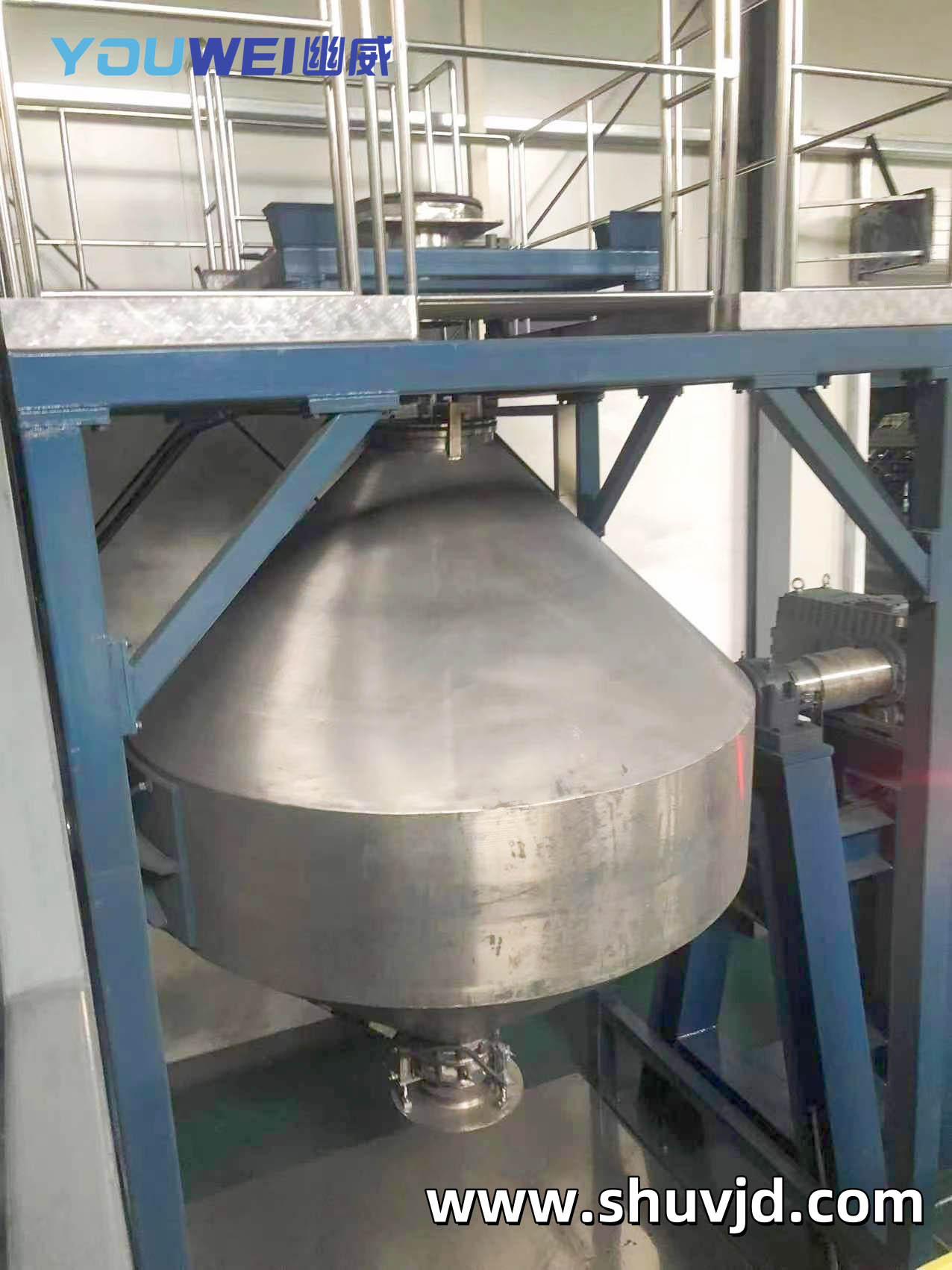螺旋式混合機自動加料